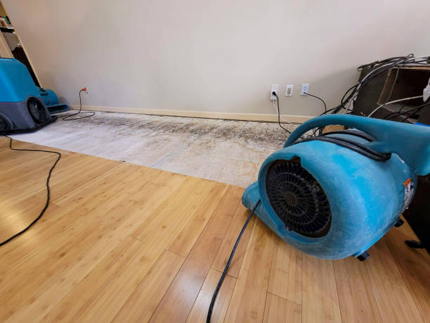 Professional Flood Damage Cleanup technician working in Tustin, CA